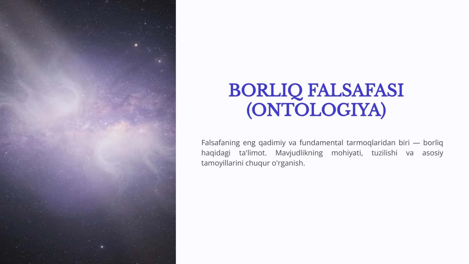Borliq-Falsafasi-Ontologiya 1
