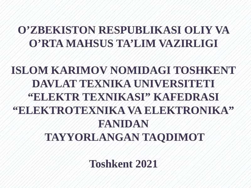 SINUSOIDAL O‘ZGARUVCHAN TOK 1