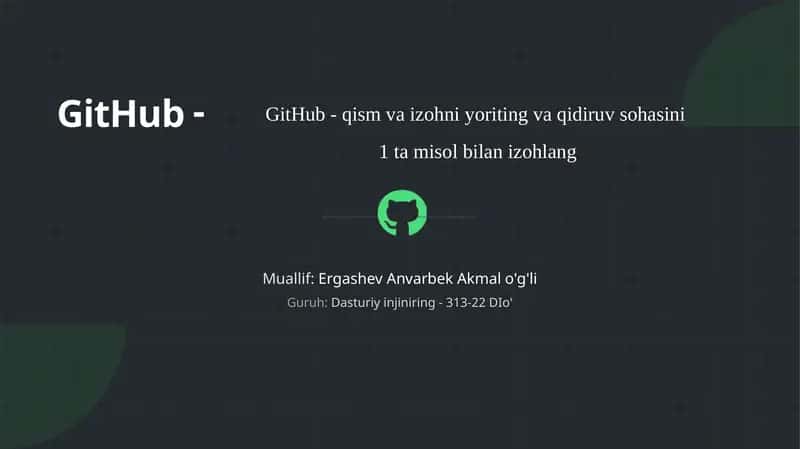 GitHub 1