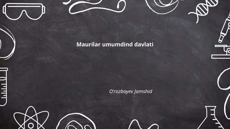 Maurilar umumdind davlati 1