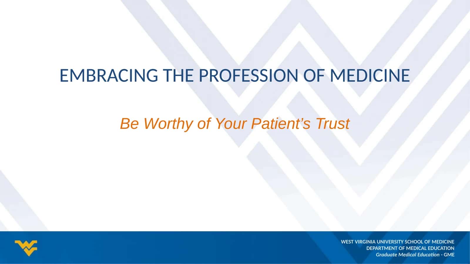 ACGME Definition of Professionalism 1
