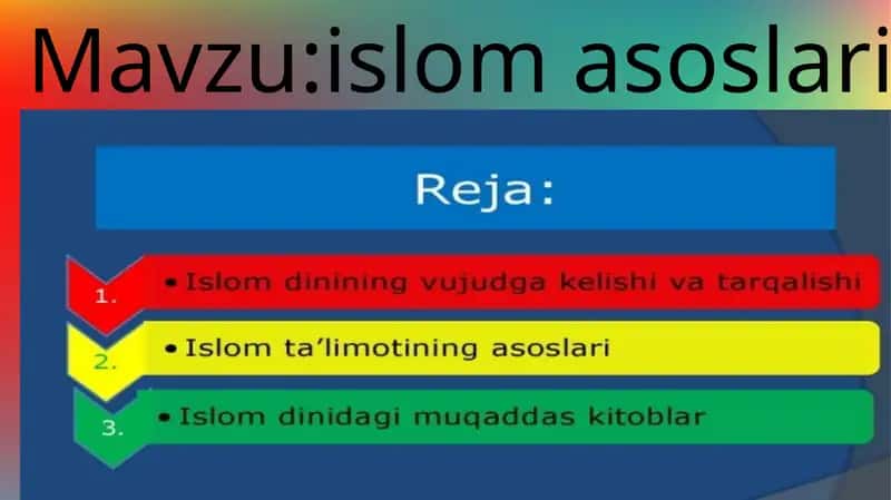 islom asoslari 1