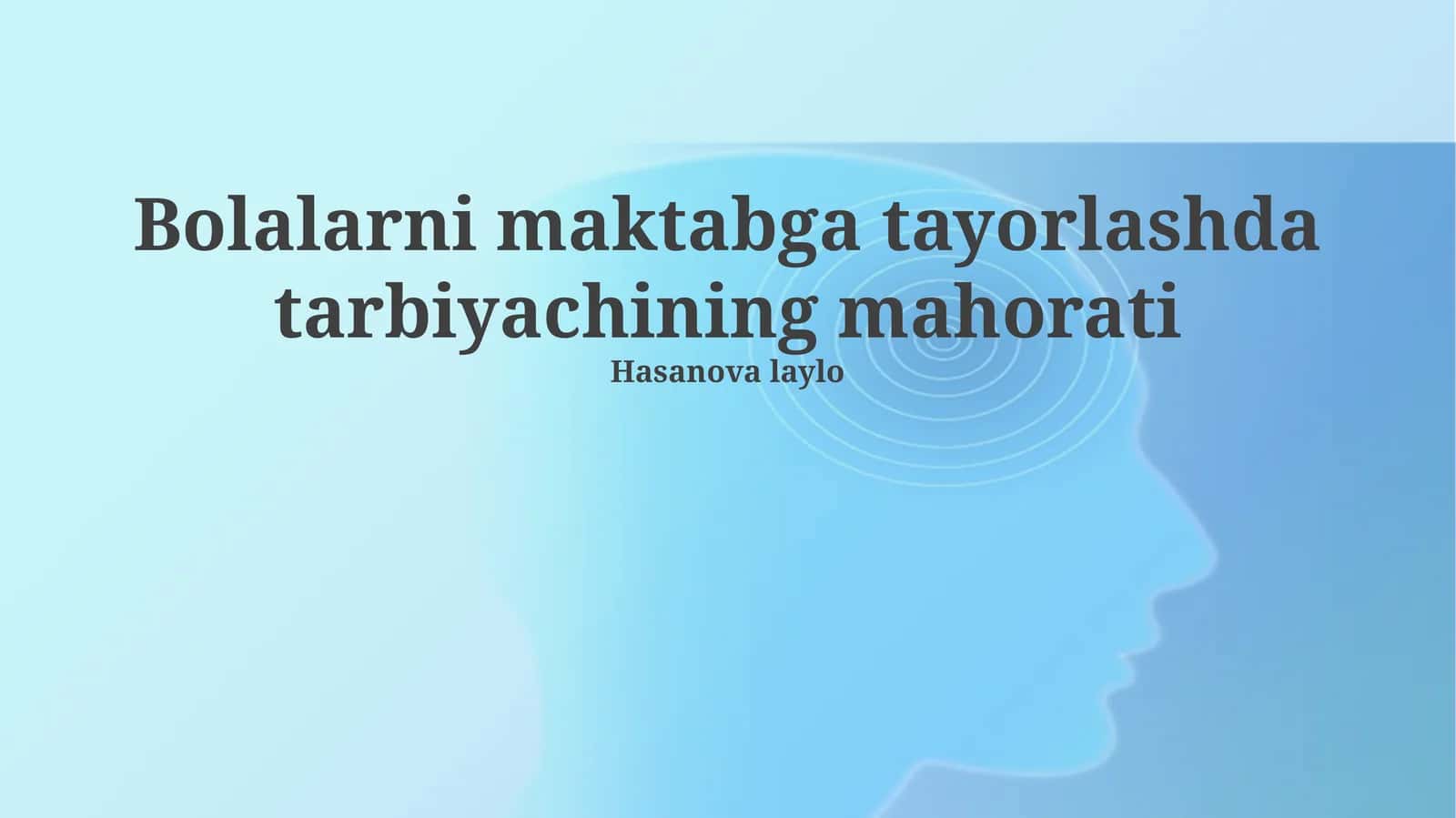 Bolalarni maktabga tayorlashda tarbiyachining mahorati 1