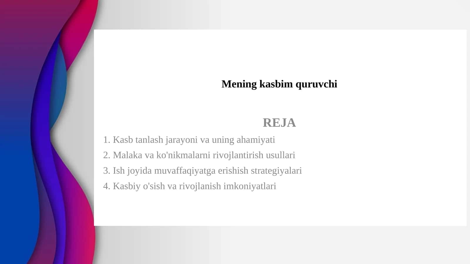 Mening kasbim quruvchi 1