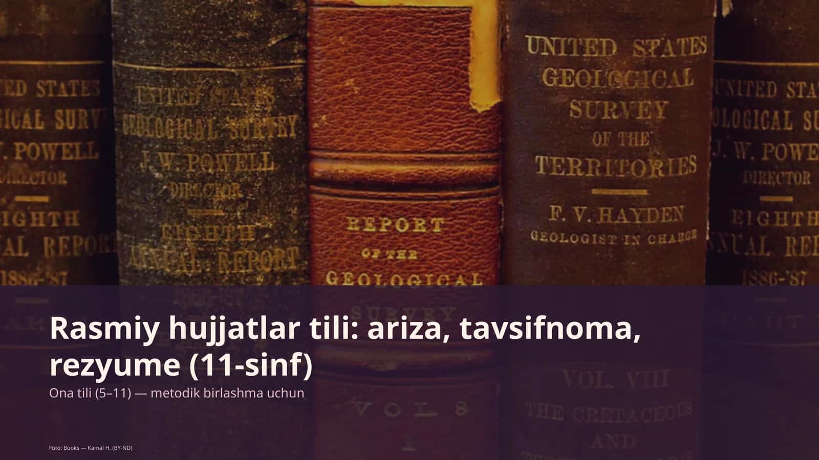 Ona tili (5–11) — metodik birlashma uchun 1