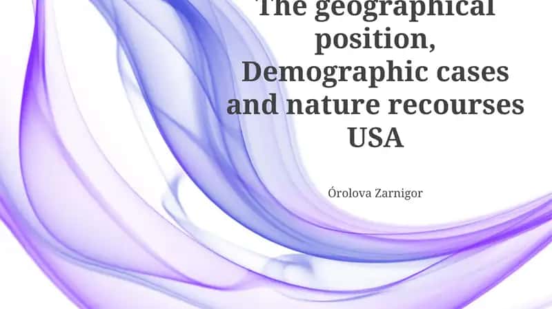 Geographical Positioning of the USA 1