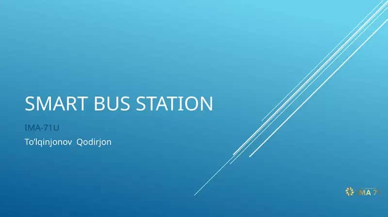 Smart bus station 1