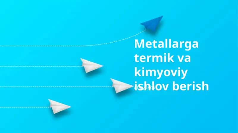 Metallarga termik va kimyoviy ishlov berish 1