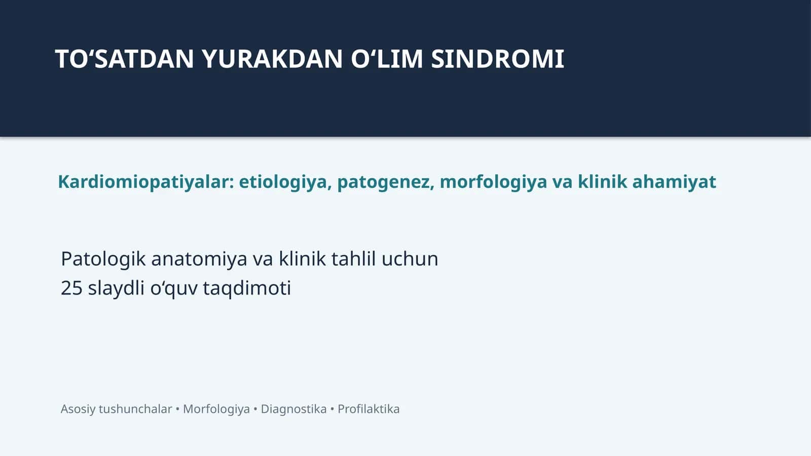 TO‘SATDAN YURAKDAN O‘LIM SINDROMI 1