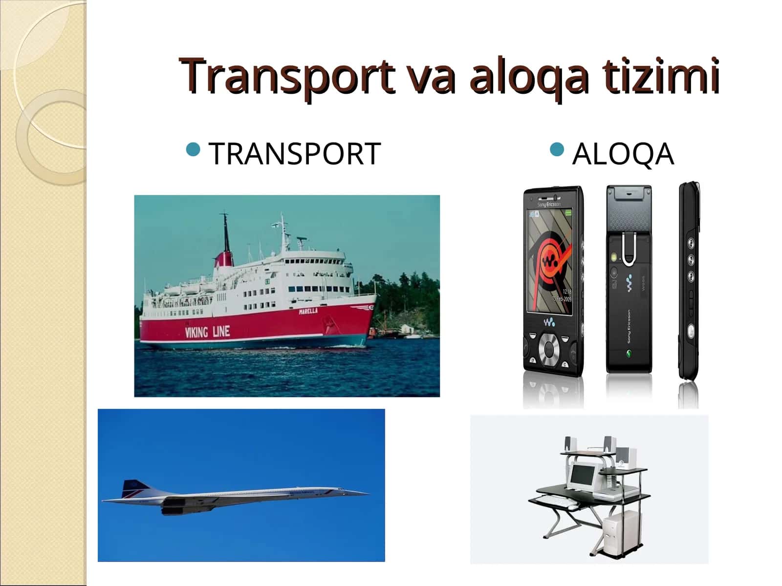 Transport va aloqa tizimi 1