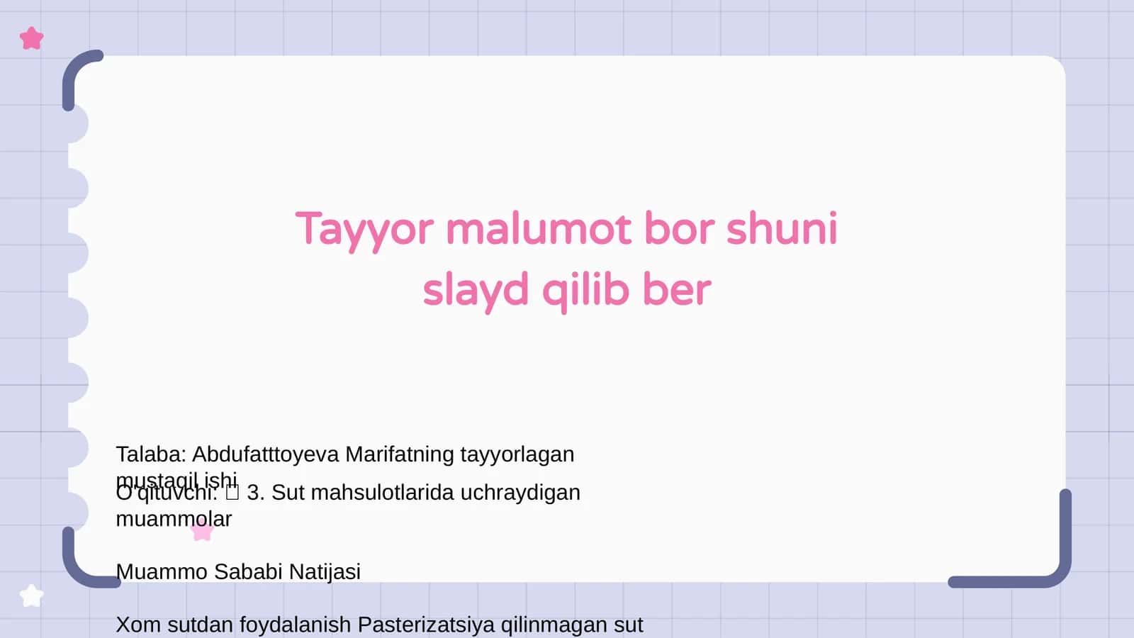 Sabzavot va meva achitmalari muammolari 1