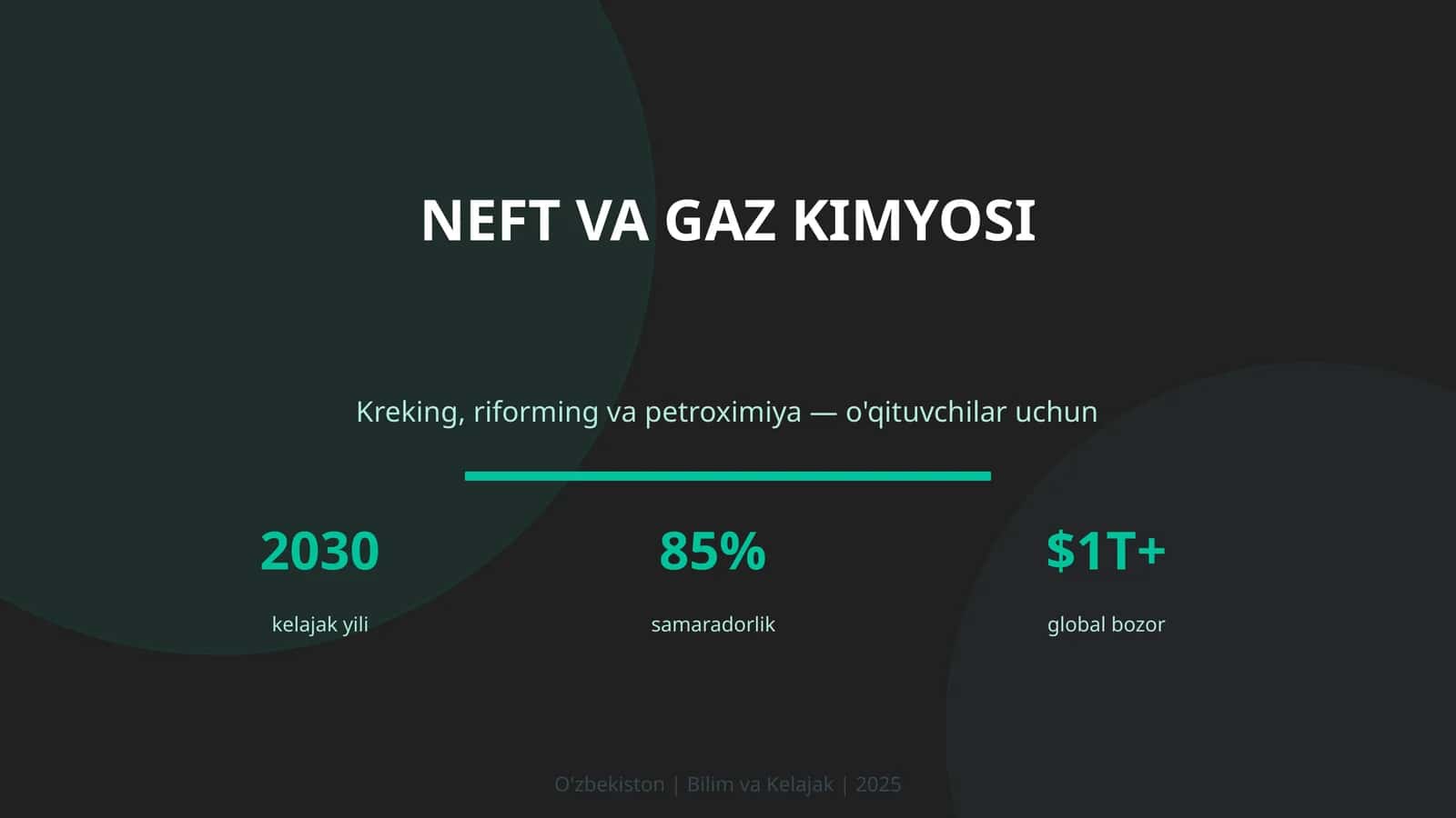 NEFT VA GAZ KIMYOSI 1