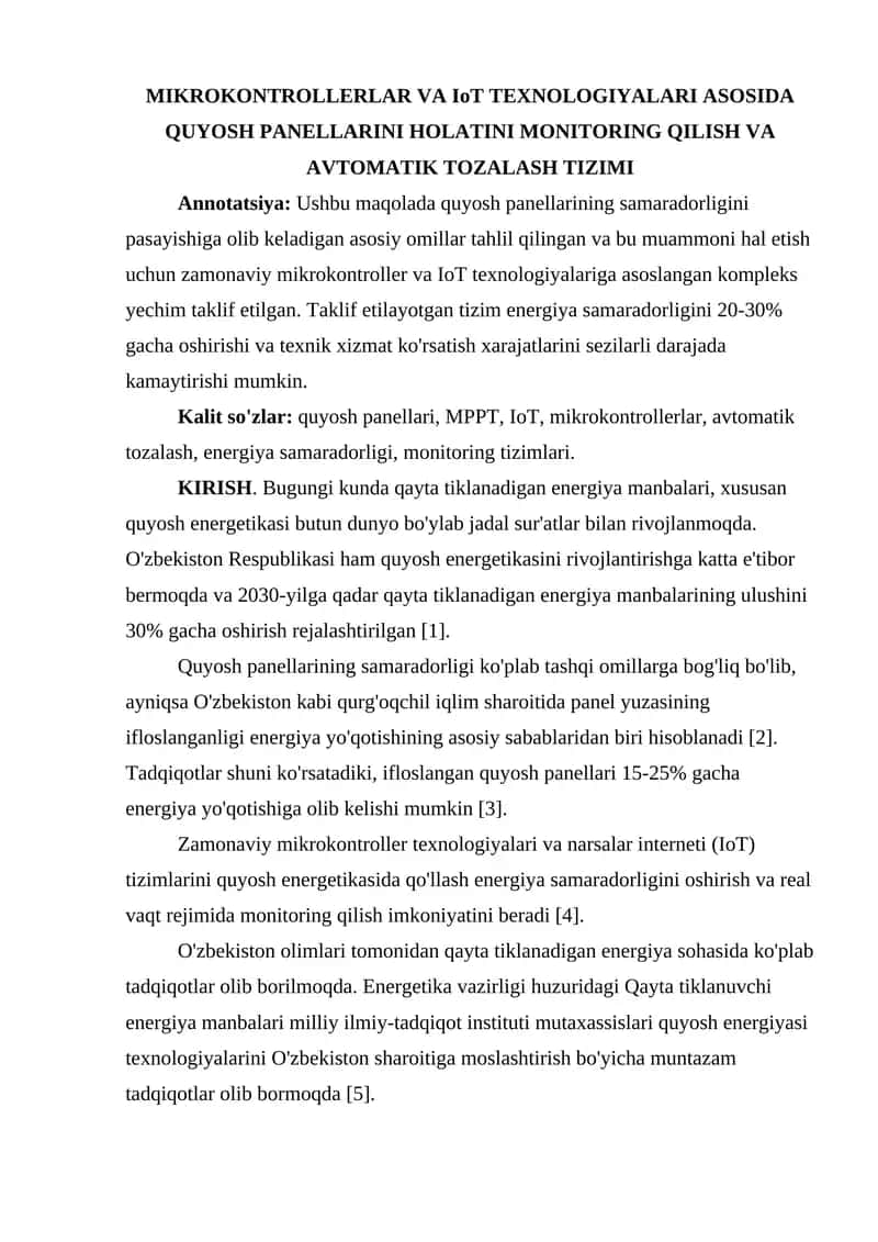 quyosh panelini tozalash 1