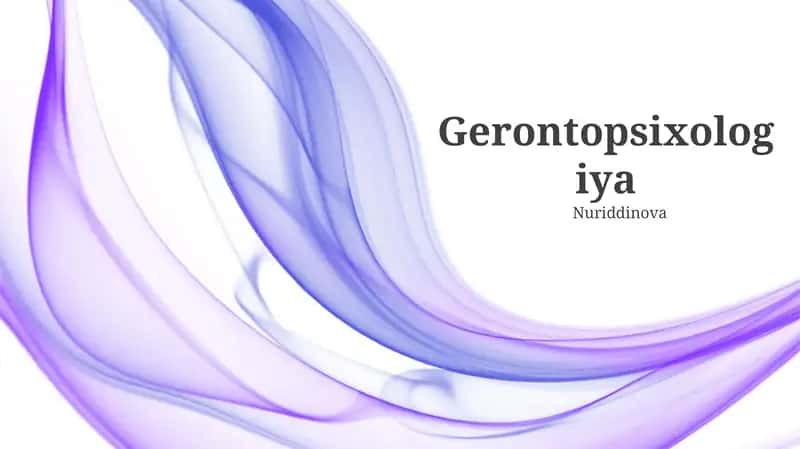 Gerontopsixologiya 1