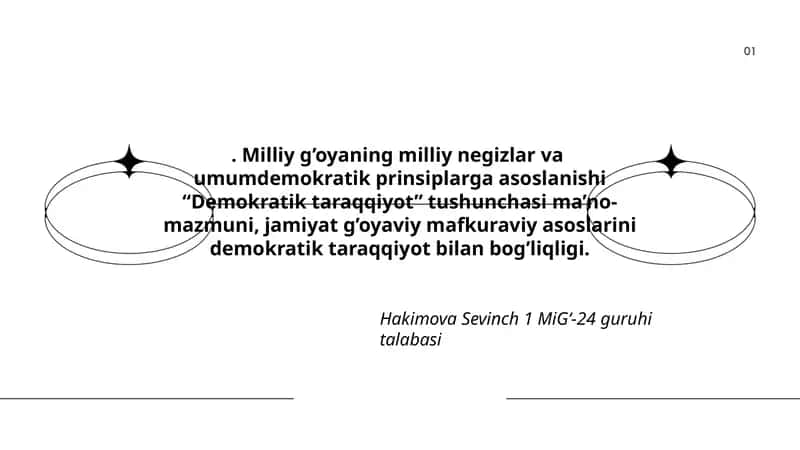 Demokratik taraqqiyot 1