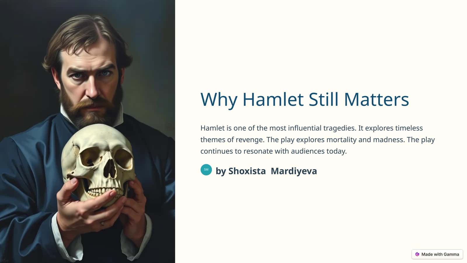Why Hamlet Still Matters 1
