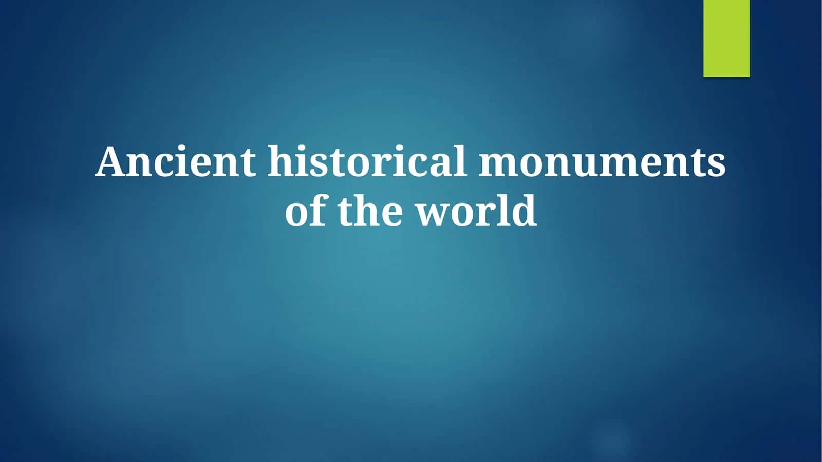 Wonders of the Ancient World 1