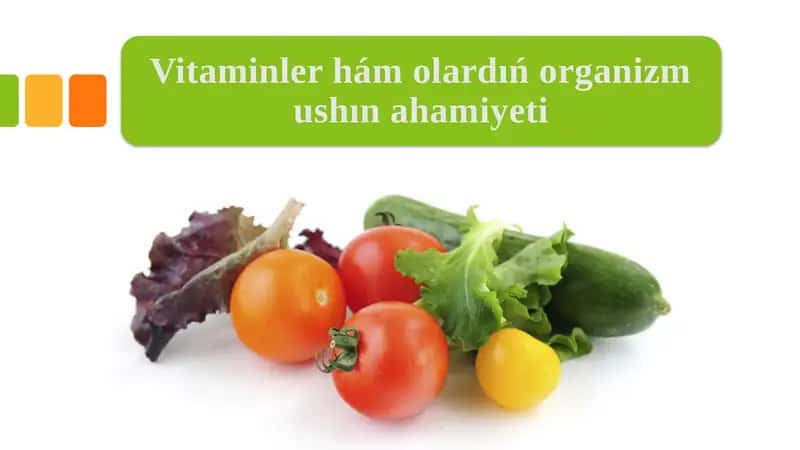 Vitaminlar haqida 1
