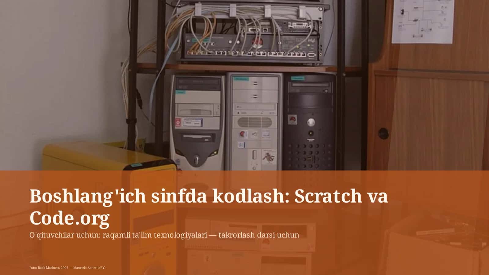 Boshlang'ich sinfda kodlash: Scratch va Code.org 1