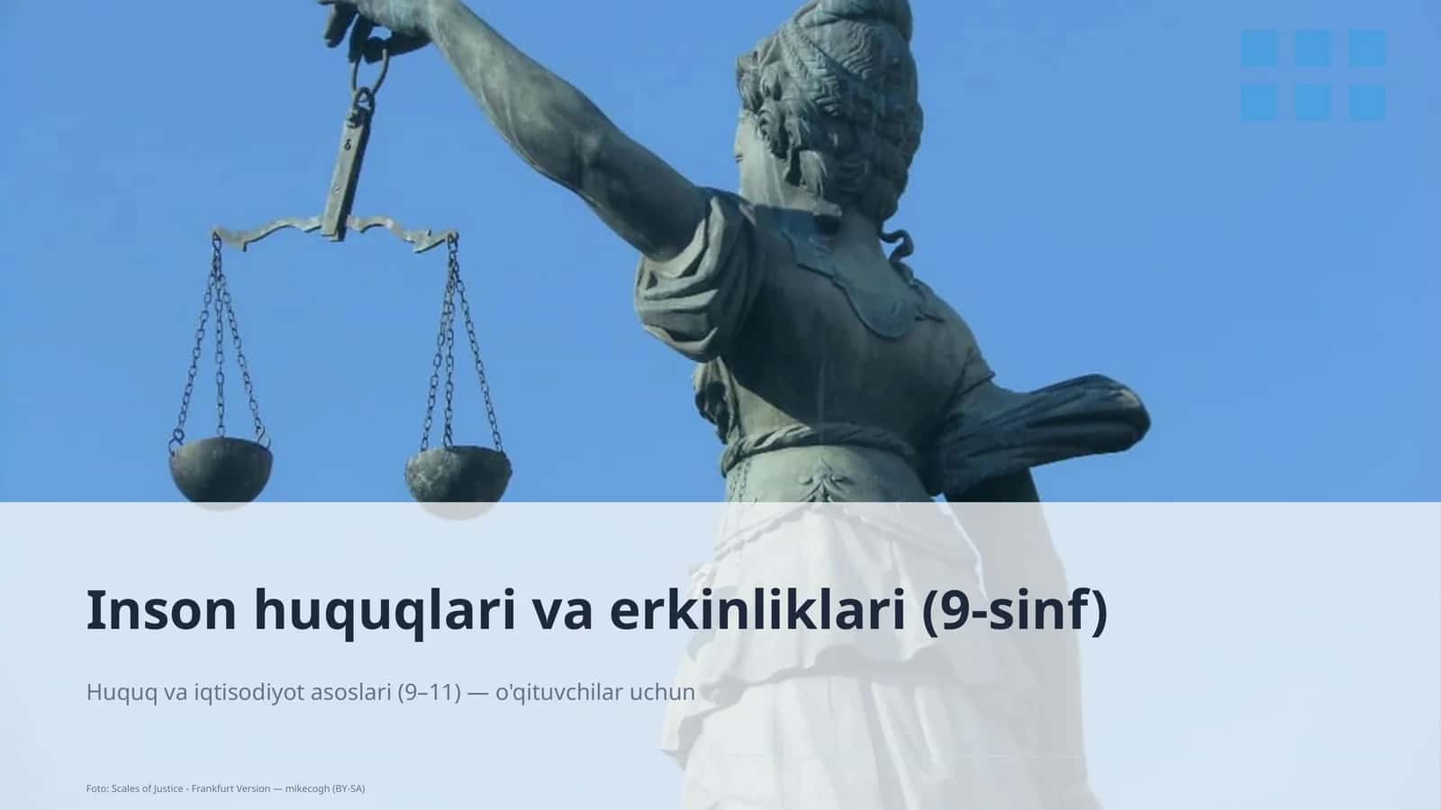 Inson huquqlari va erkinliklari (9-sinf) 1