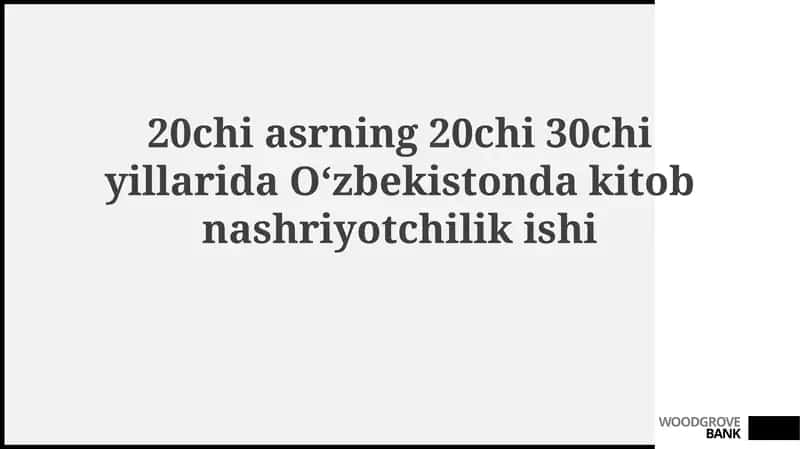 Davriy nashrlar 1