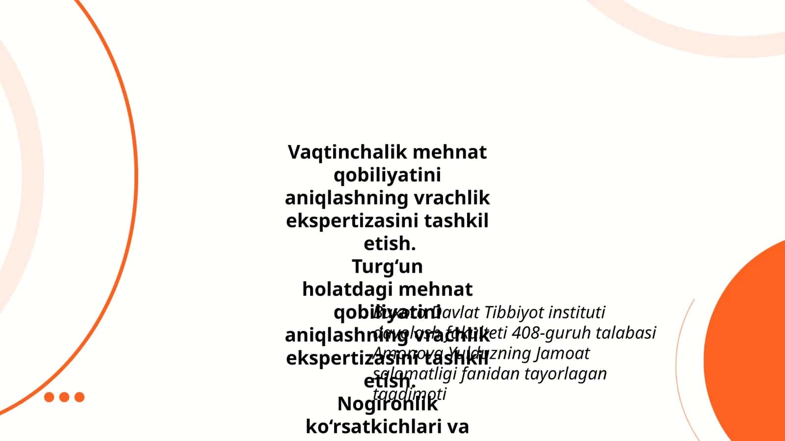 Vaqtinchalik Mehnat 1