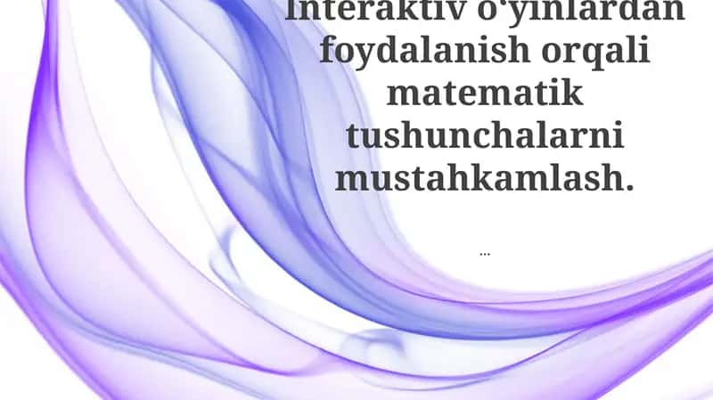 Qiziqarli Matematika O'yinlari va Mashqlari 1