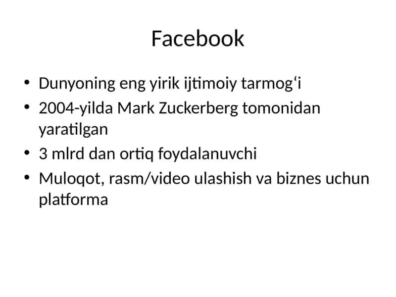 Facebook 1