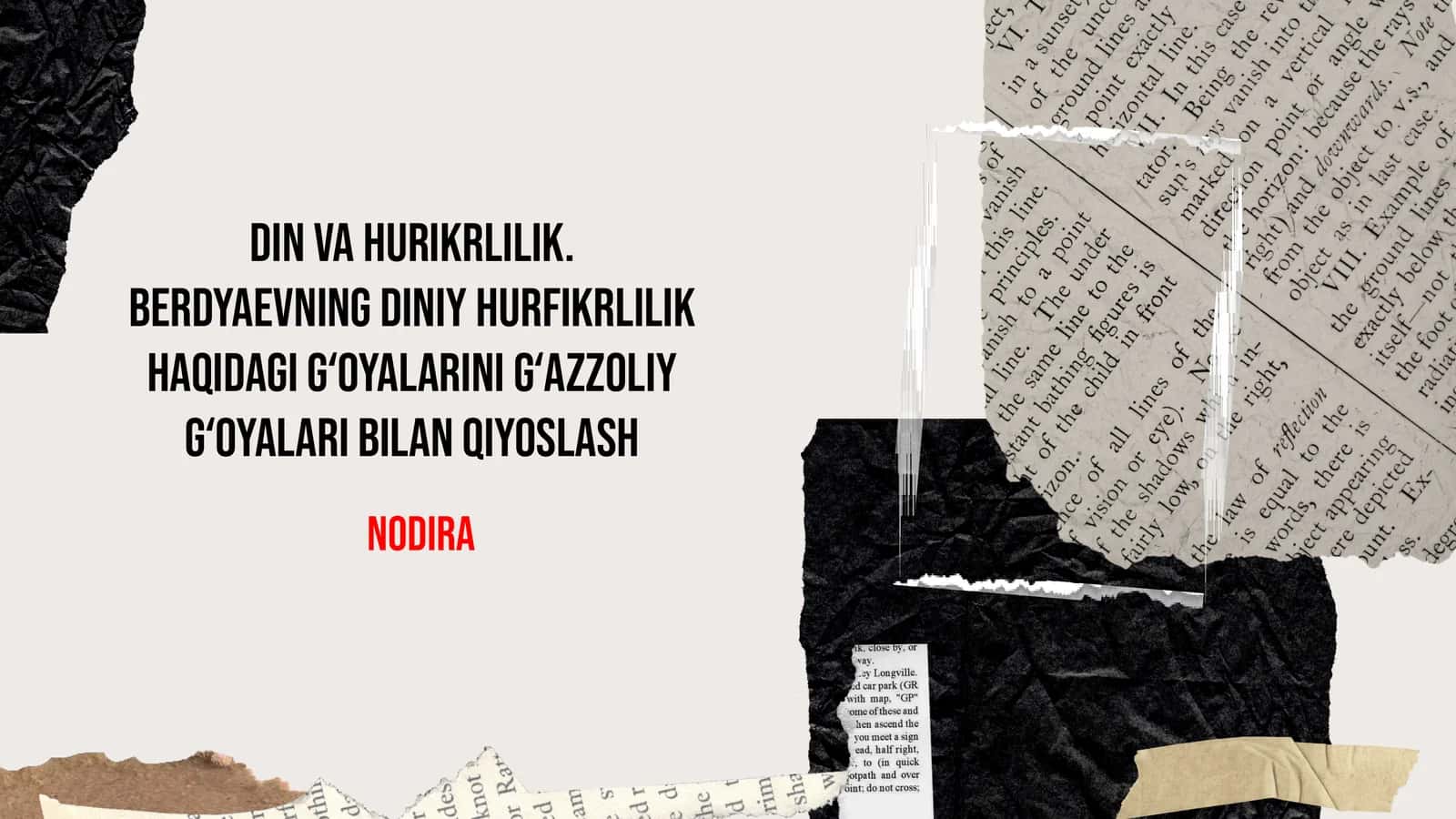 Din va hurikrlilik 1
