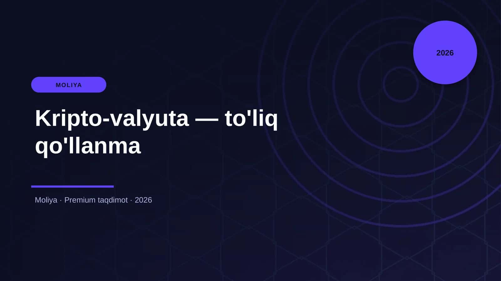 Kripto-valyuta — to'liq qo'llanma 1
