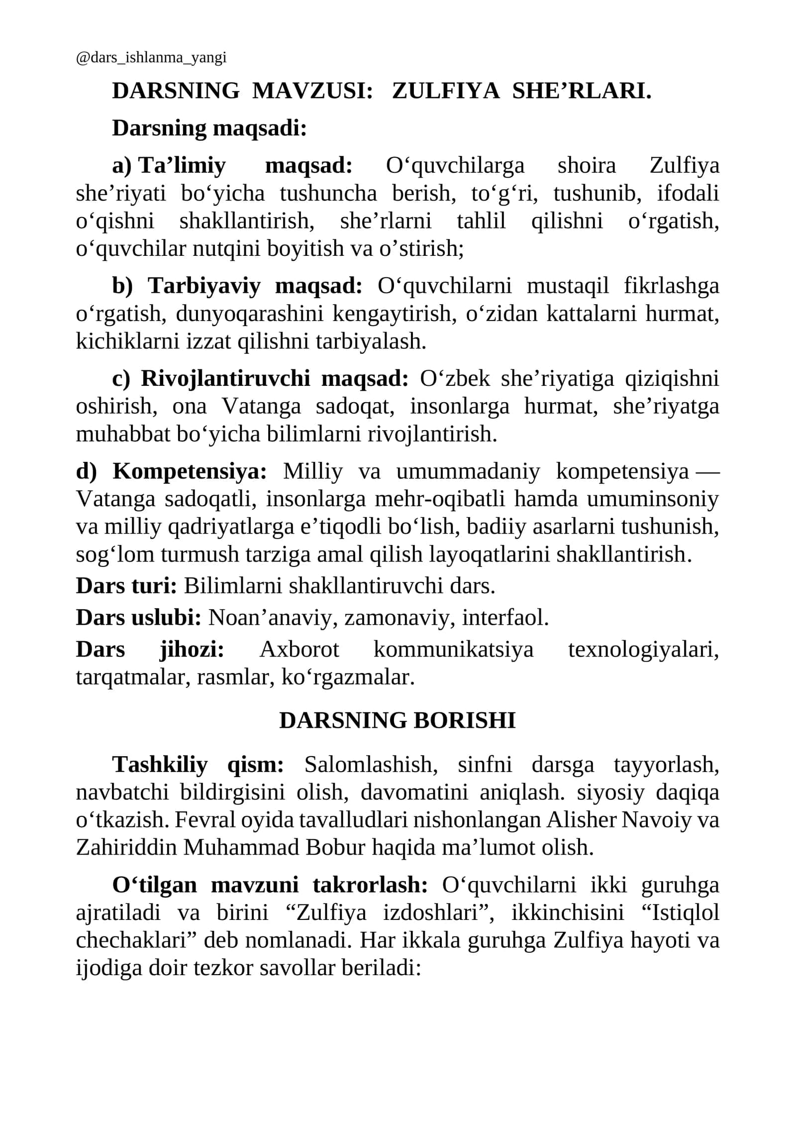 ZULFIYA SHE’RLARI 1