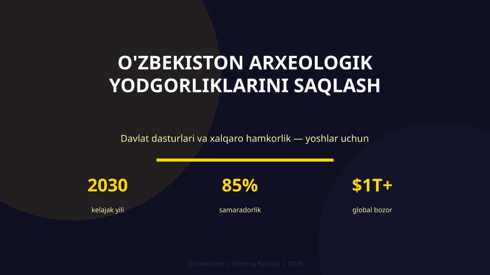 O'zbekiston Arxeologik Yodgorliklarini Saqlash 1