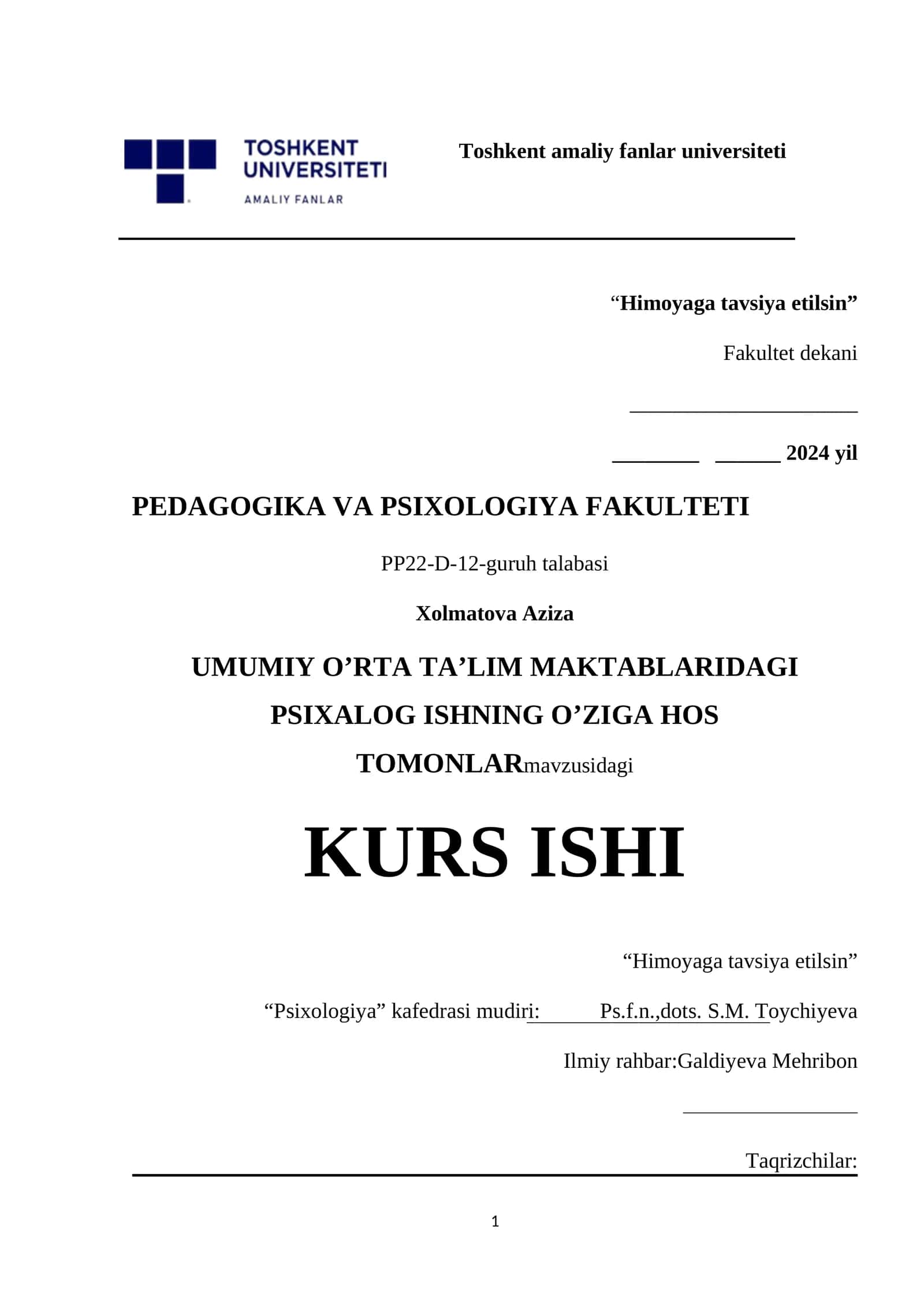o'quvchilarda stressni kamaytirish va ruhiy barqarorlikni saqlash ustidir 1