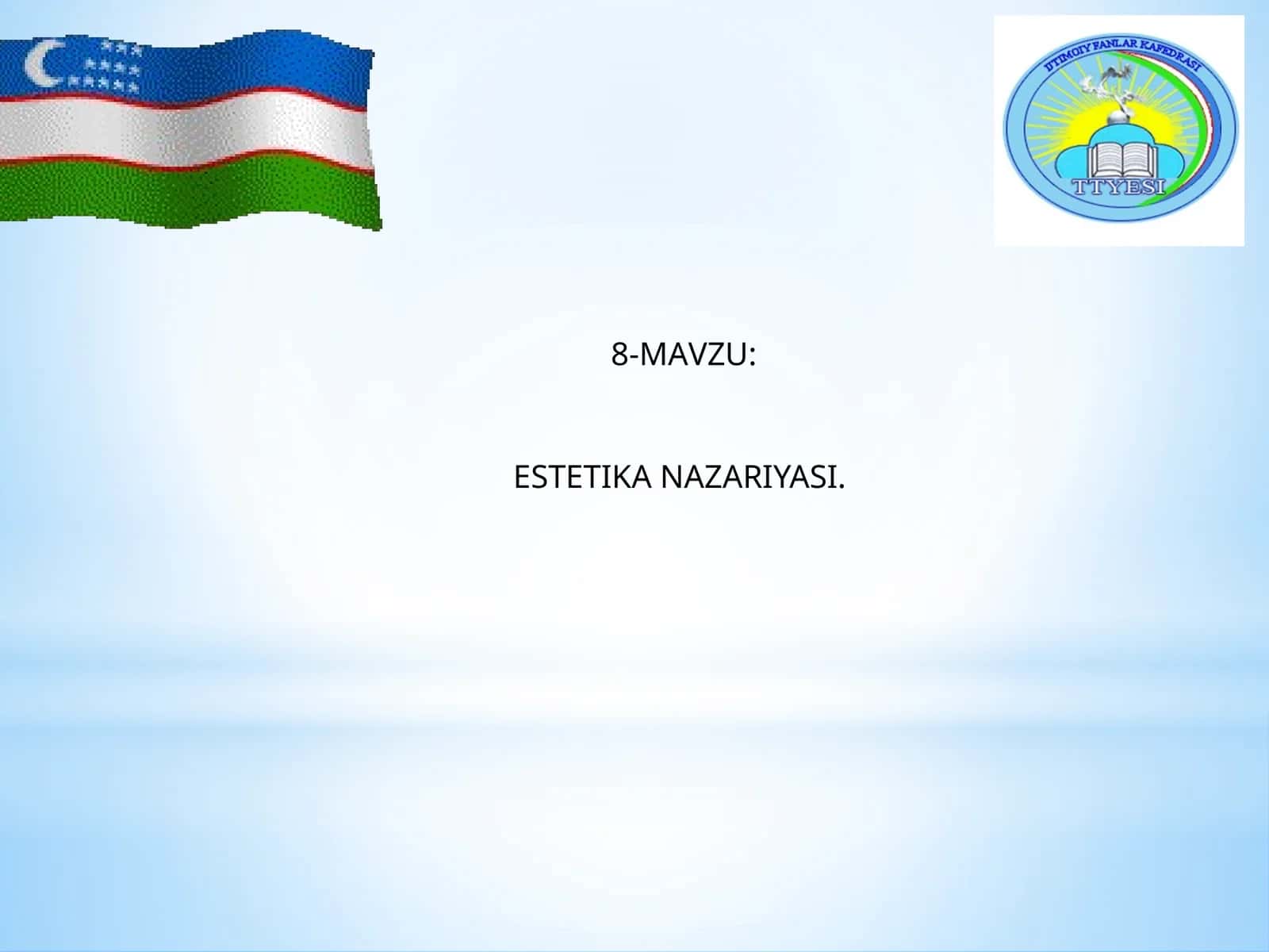 ESTETIKA NAZARIYASI 1