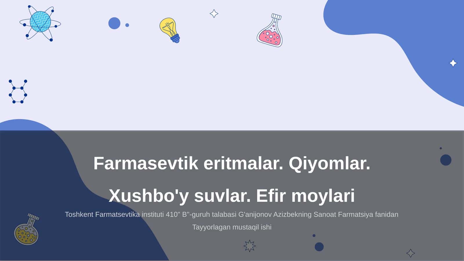 Farmasevtik eritmalar 1