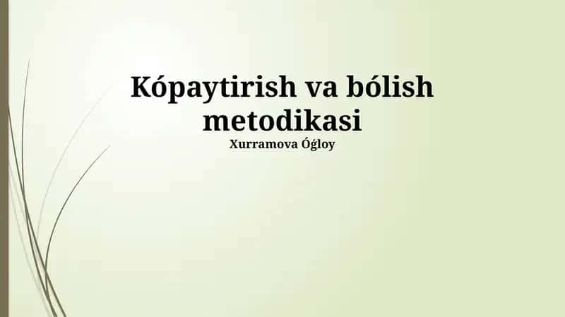 Klonlash texnologiyalari 1