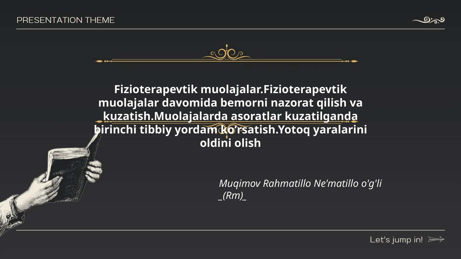 Fizioterapevtik muolajalar 1