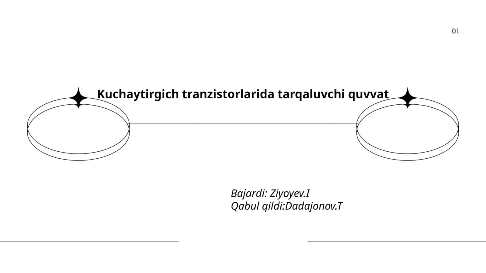 Kuchaytirgich tranzistorlarida tarqaluvchi quvvat 1