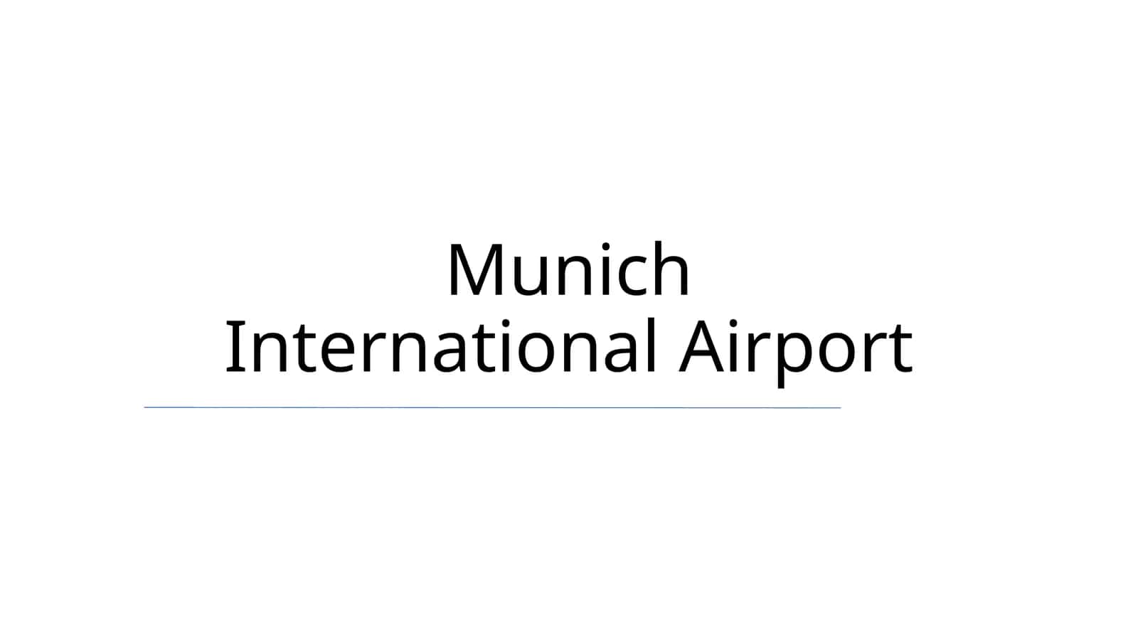 Munich International Airport 1