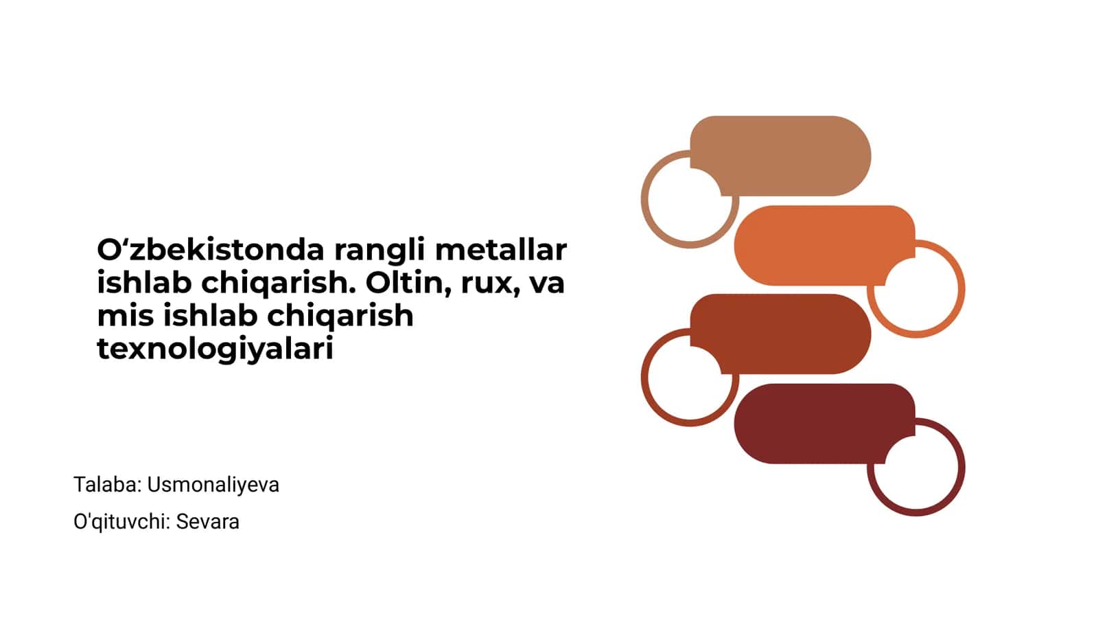 Oʻzbekistonda rangli metallar ishlab chiqarish 1