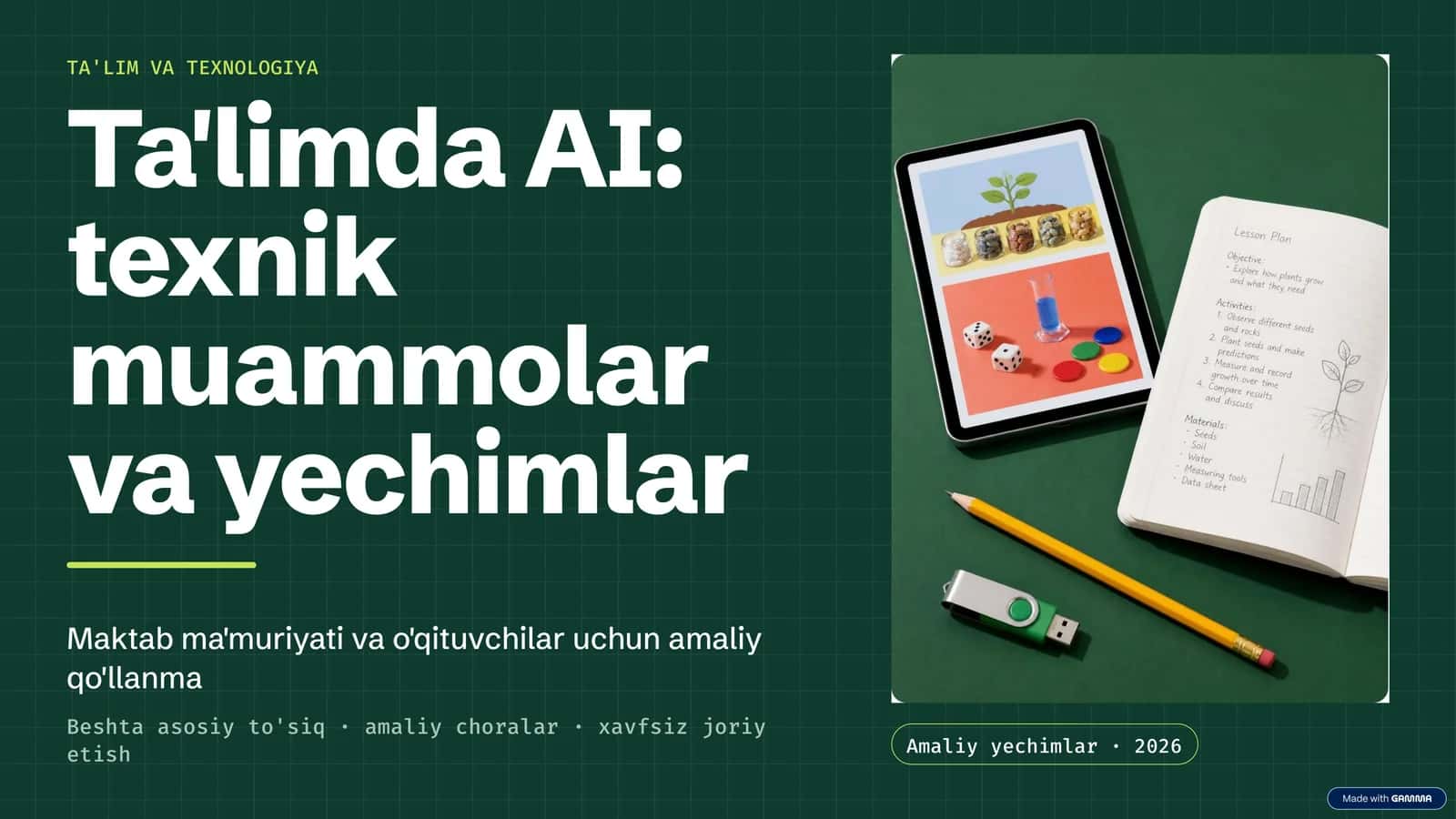 Ta'limda AI: texnik muammolar va yechimlar 1
