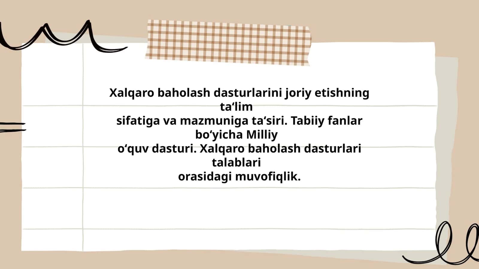 Xalqaro baholash dasturlari 1