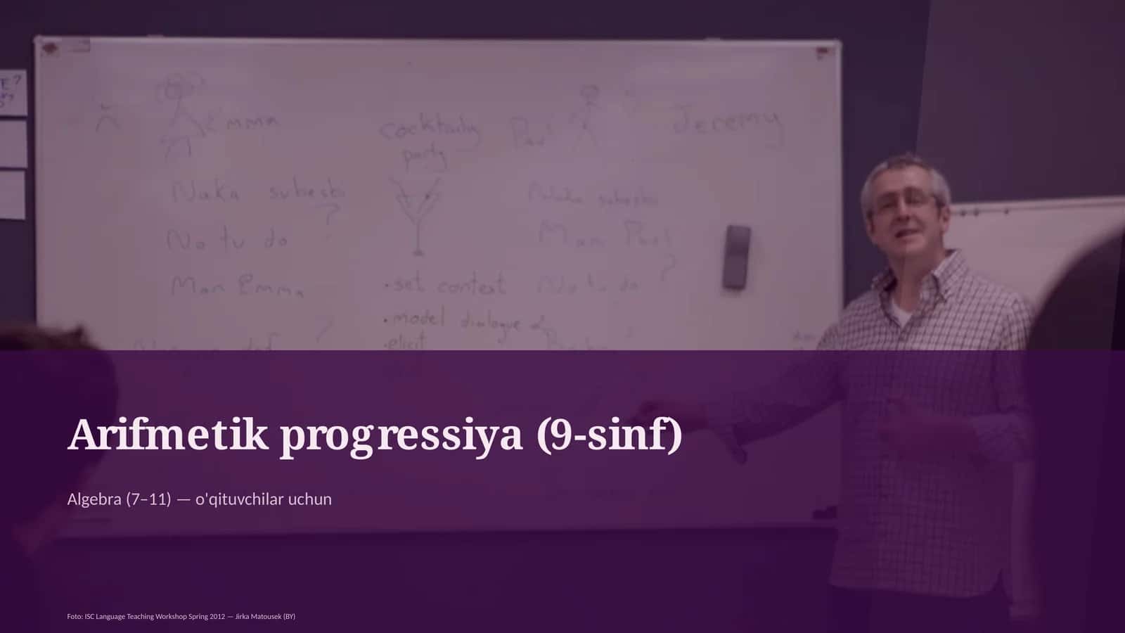 Arifmetik progressiya (9-sinf) 1
