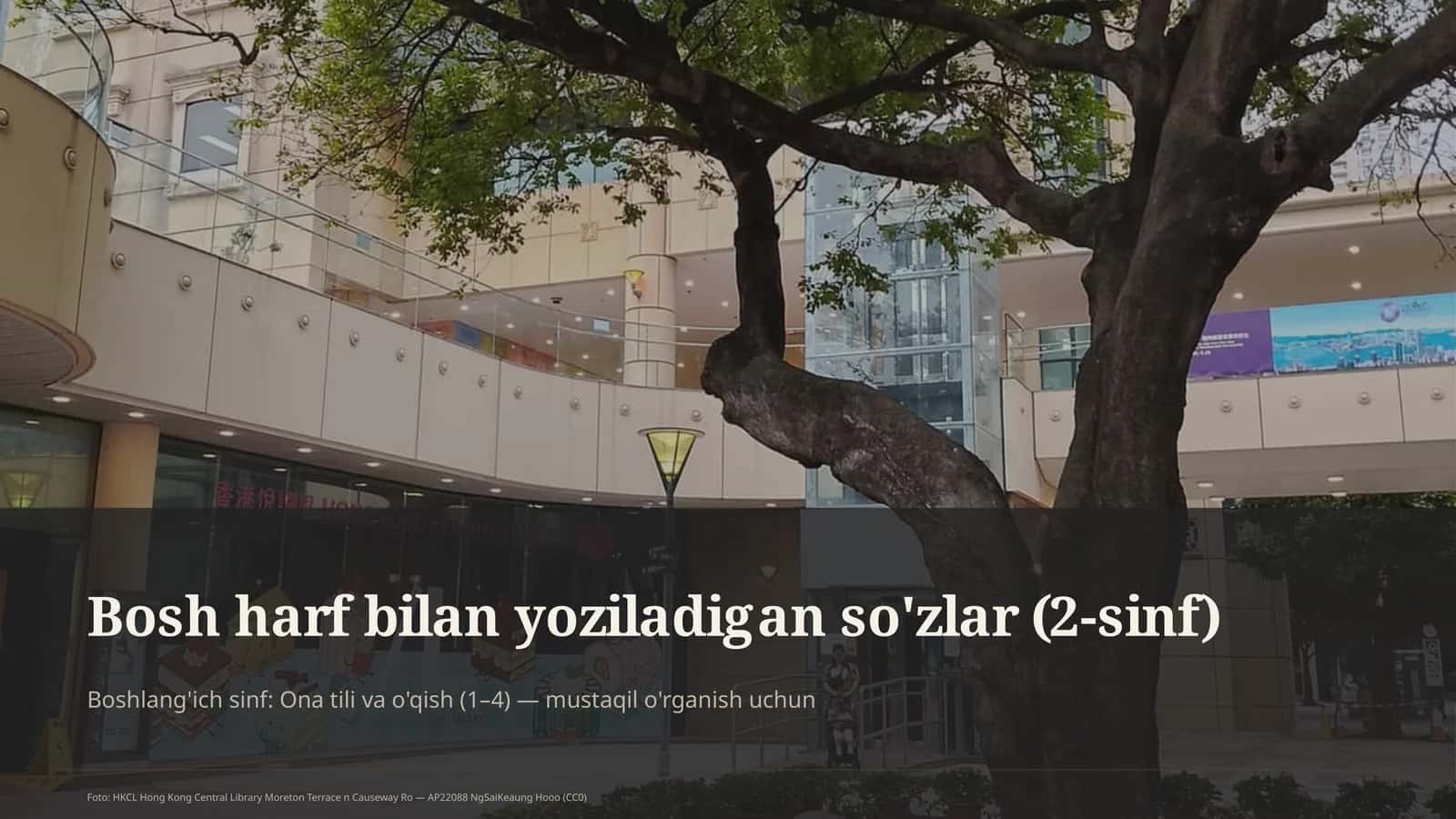Bosh harf bilan yoziladigan so'zlar (2-sinf) 1