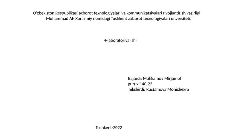 4-laboratoriya ishi 1