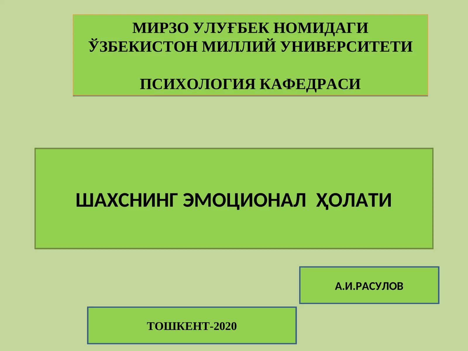 ШАХСНИНГ ЭМОЦИОНАЛ ҲОЛАТИ 1