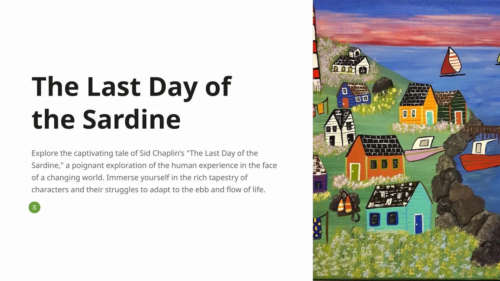 The Last Day of the Sardine 1