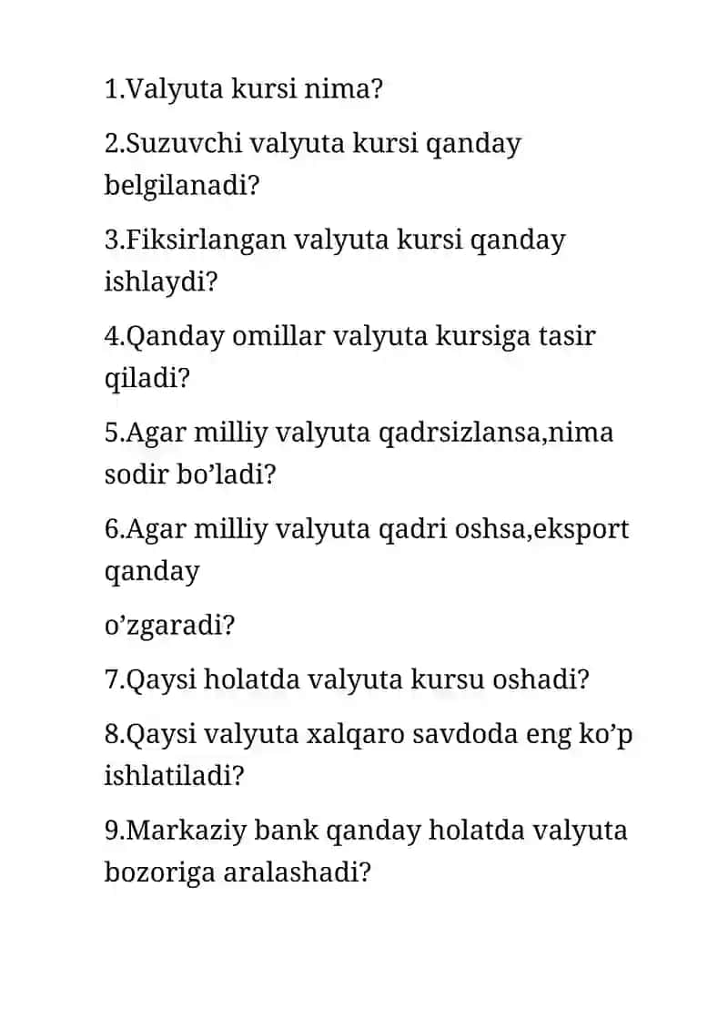 Valyuta kursi