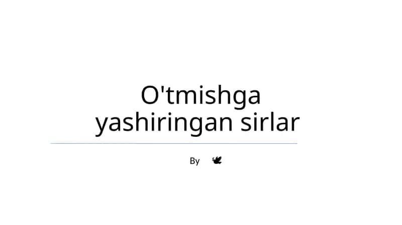Qadimgi sivilizatsiyalar 1
