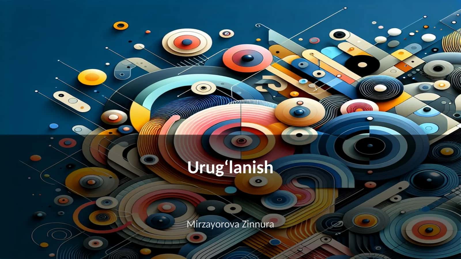 Urugʻlanish 1